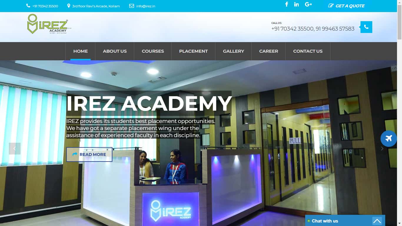 Irez academy, kollam, trivandrum, Kochi