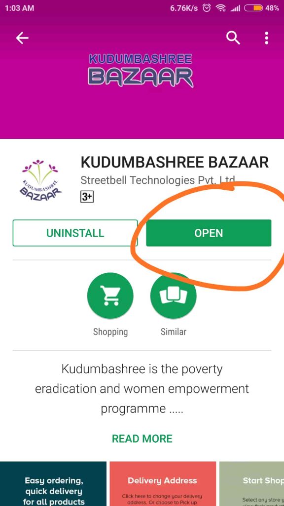 kudumbashree how to install app help athul